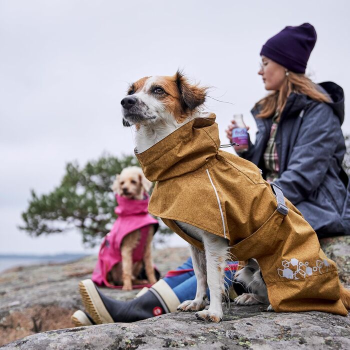 Дощовик для собак Hurtta Monsoon Coat II ECO, Desert, 45 см