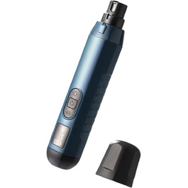 Електричний точильний верстат для нігтів домашніх тварин з подвійним світлом та LCD-дисплеєм, для точного підрізання нігтів, блакитний