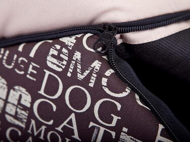 Будка для собак, лежанка для собак, хатинка для собак, хатинка для котів Mittle L, 52x46 см (76x72x74 см, з написом)