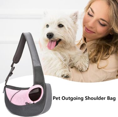 Сумка-переноска для собак та котів, Oxford-тканина, дихаюча, для маленьких тварин, з регульованим ременем