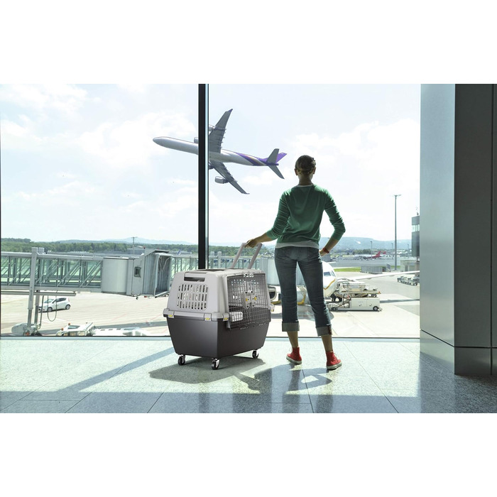 Транспортна коробка Kerbl Gulliver Touring IATA 80x58x62 см, сіра