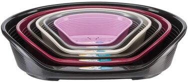 Лежанка для собак та котів Ferplast Siesta Deluxe 4, рожева, 61,5 x 45 x 21,5 см