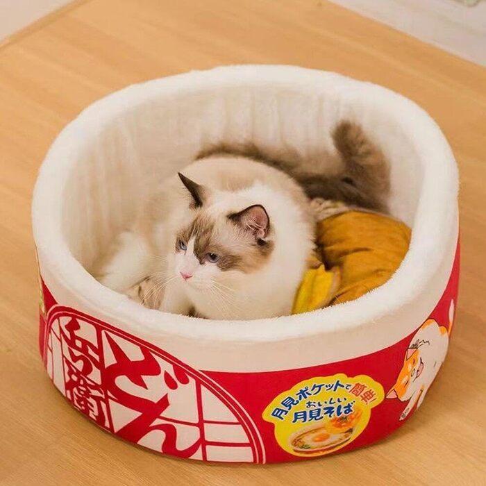 М'яке ліжко-гніздо для собак та котів, тепле та зручне, підходить для маленьких, середніх та великих тварин, знімний чохол, легко миється