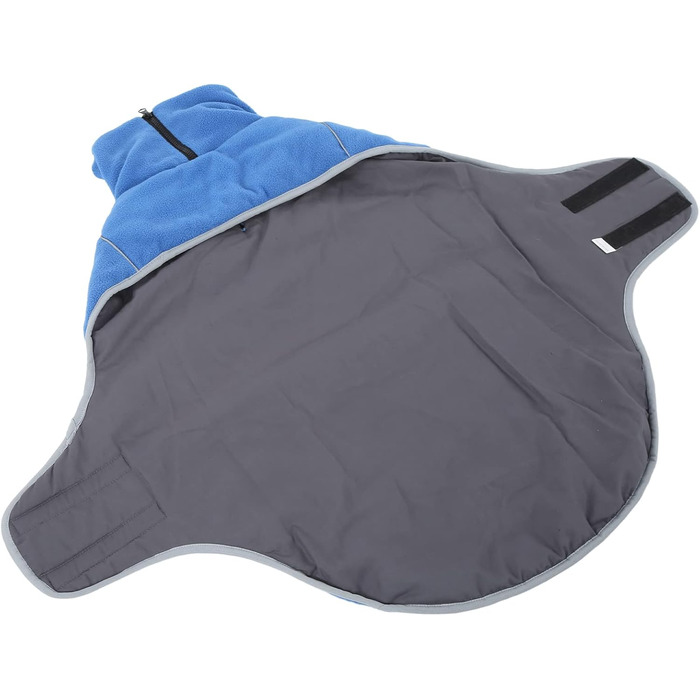 Зимовий теплий пуховик для собак, вітронепроникний, з капюшоном, на блискавці, для захисту шиї та живота, з пряжками, з отвором для страхування, універсальна куртка для малих, середніх собак