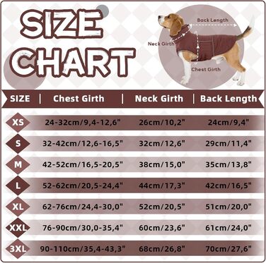 Зимовий теплий одяг для собак маленьких порід: Хумараян, тепла куртка, жилетка для Чихуахуа, Йоркширського тер'єра (червоно-коричневий, XS)