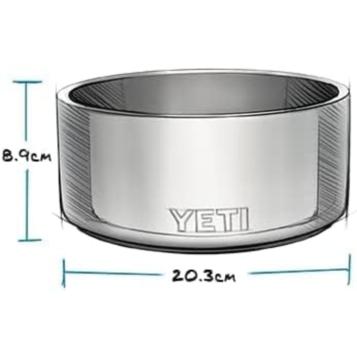 YETI Boomer - годівниця для собак, чорна, 8 літрів