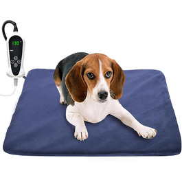 Електричний нагрівальний килимок для собак та котів RIOGOO, 55x45 см з автовимкненням