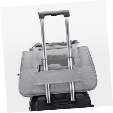 Рюкзак-переноска для котів та маленьких собак Garvalon з дихаючого матеріалу, з підтримуючими стійками, складаний, для подорожей та до ветеринара