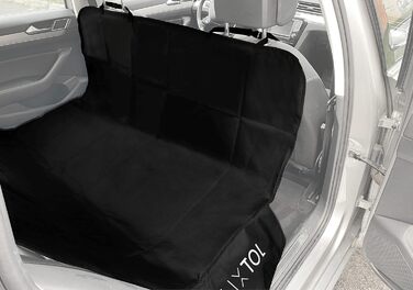 Автоковдра для собак Ben | Захист заднього сидіння | Поліестер + PVC | Для автомобіля | Чорний колір
