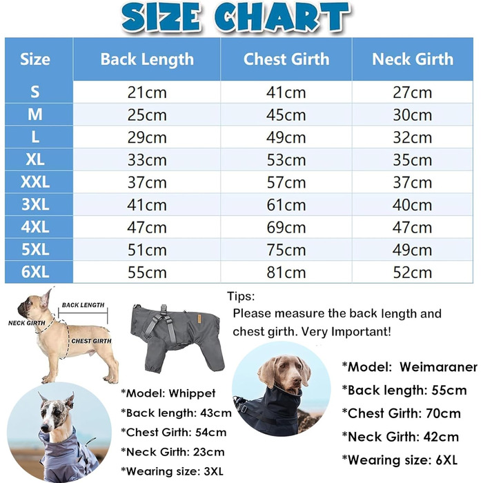 Водонепроникний комплект для собак BT Bear: жилет, дощовик, жилетка, шлейка, 6XL, сірий