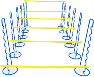 Набір перешкод для собак великих порід Vinex | Регульована висота до 63 см | 6 перешкод