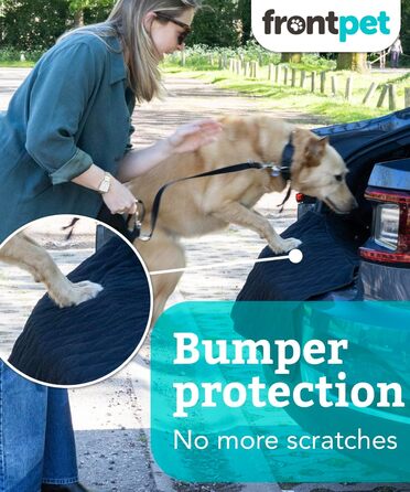 Захисний коврик у багажник для собак FrontPet, універсальний, чорний, великий (35'L x 40'W)