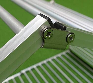 Callieway® Розкладний вольєр ALUZAUN/Freilaufgehege/Welpenauslauf Safety Pro' 8-частинний для цуценят, заходів та кемпінгу (Спеціальна висота 80 см, 8 панелей по 80 см)