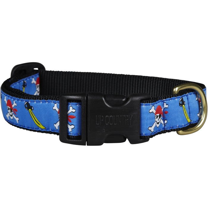 Нашийник для собак Up Country Skully, вузький, 5/8 дюйма, розмір S