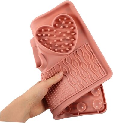 Силіконовий килимок для повільного годування тварин з присосками, великий для собак та котів - захист від травлення