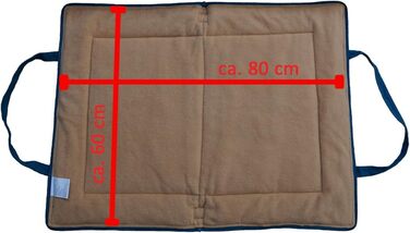 Портативна лежанка для собак Univok, килимок для собак, миється, блакитно-зелений колір