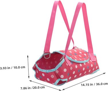 Сумка-переноска для собак та котів TOYANDONA, 2 шт. Регульований ремінь, для маленьких тварин, дихаюча сітка, для прогулянок