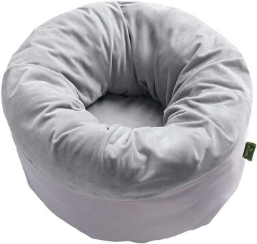 Крізьоке ліжко для домашніх тварин HUNTER Miranda, сірий, 50x50 см, для собак та котів