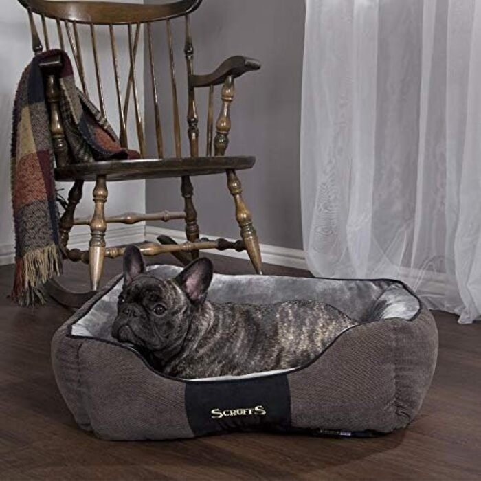 Scruffs Chester Bed L - лежанка для собак, колір шоколадний, розмір L (75 x 60 см)