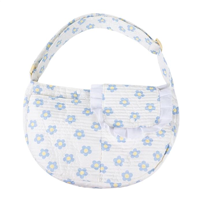 Сумка-переноска для собак Yanzisura - блакитна, 15x15x5 см