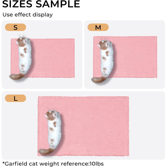 М'яка флісова ковдра для домашніх тварин: собаки, коти, цуценята (3 шт. в упаковці, 45x75 см, бежевий+блакитний+рожевий)