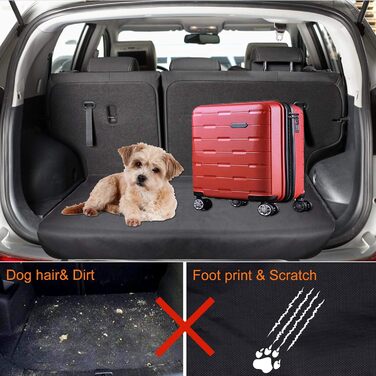 Захист вантажного простору CICMOD для собак: антиковзаюча підстилка в багажник авто (чорний)