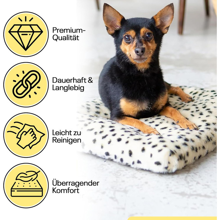 Ортопедичне ліжко для собак Best For Pets: миється, з віскоеластичної піни, з пам'яті ефекту, складне, 85x65x4 см