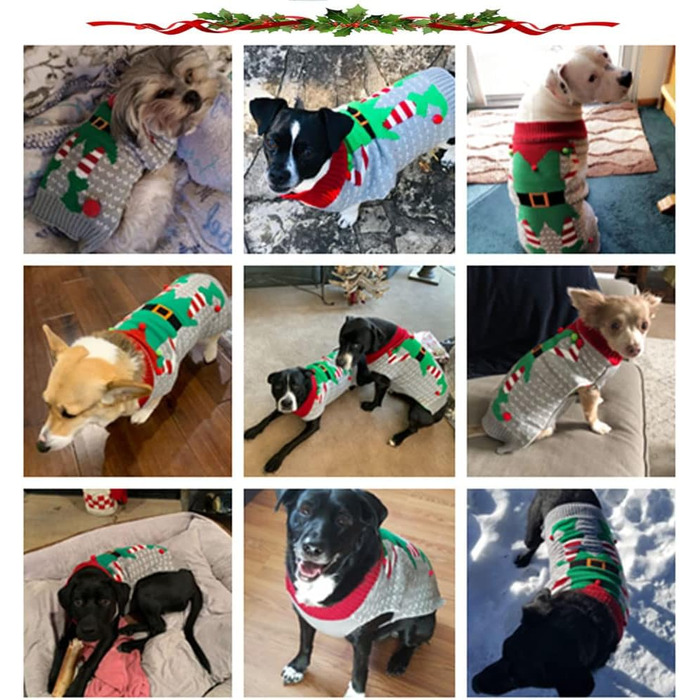 Пуловер для собак ABRRLO, карнавальний костюм клоуна, теплий зимовий халат, бавовна, XL