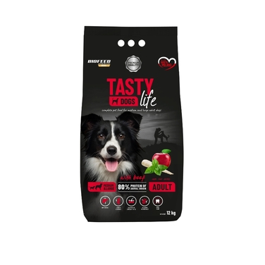 Сухий корм для собак BIOFEED Tasty Dogs Life Karma з яловичиною, 12 кг