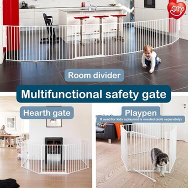 BabyDan Flex XXL, захисне ворота для каміну та сходів, 90-350 см, чорний колір, виробництво Данія