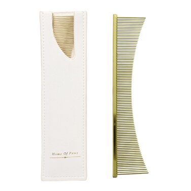 Щітка для котів Flohkamm для догляду за шерстю, для довгошерстих порід, щоденний догляд, після купання, для літніх котів та кошенят (Золота)