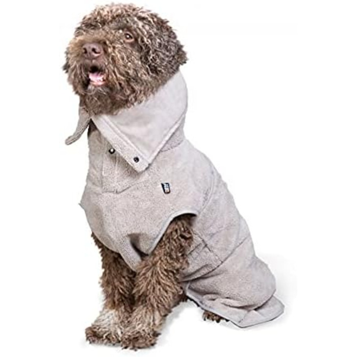 Рушник для собак Elropet, XS-XL, бежевий, мікрофібра, швидковисихаючий