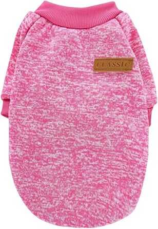 Теплий зимовий одяг для собак: куртка для чихуахуа та мопсів, червоний колір, розмір XL