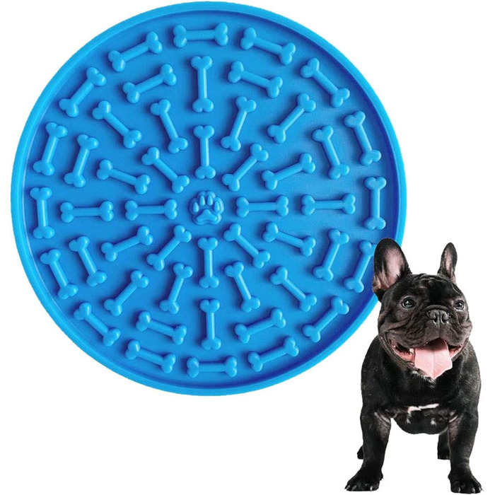 Лежанка-лежак для собак з силікону з присосками, антистрес, навчання, відволікання, без запаху