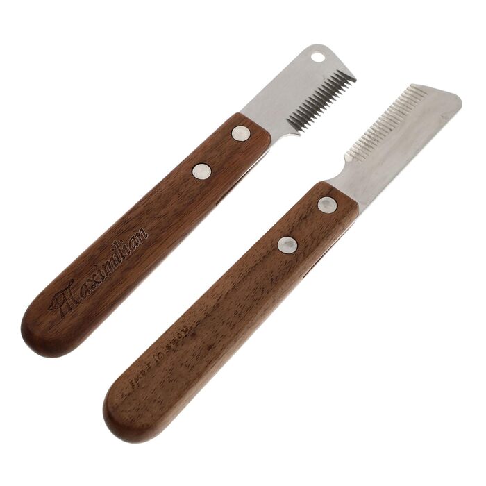 Гребінець для собак Toyvian (2 шт.) - професійний інструмент для догляду за шерстю, м'яка масажна щітка для довгої та короткої шерсті