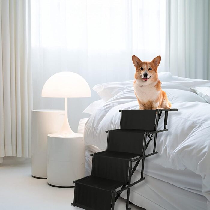 Рампа для собак у машину, складана, чорна, до 75 кг