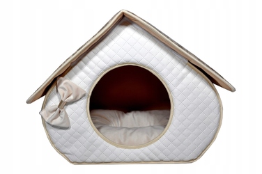 Ліжко-будиночок SjestaPupila для собак та котів, розмір S (30x30 см)