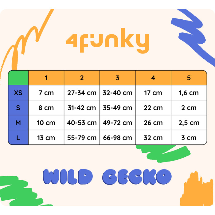 Шлейка Guard Comfort Wild Gecko від 4Funky | Регульована, для малих собак (розмір XS)