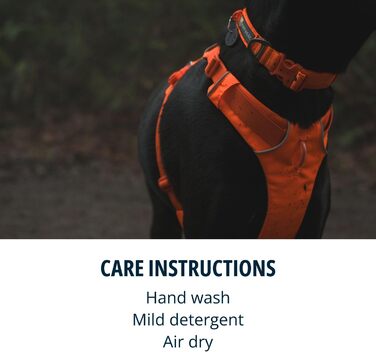 Нашийник для собак Ruffwear Front Range з V-подібним кільцем, регульований, зручний, м'який, з кільцем для повідка, помаранчевий, 14'-20'