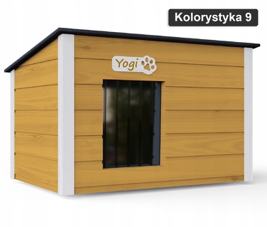 Велика утеплена будка для собак (розмір L) з тамбуром