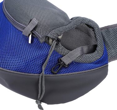 Сумка-переноска для собак і котів, блакитна. Зручна сумка-переноска для тварин, регульована, для подорожей та прогулянок на відкритому повітрі.