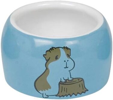 Миска для корму Nobby Nager Keramik, кераміка, блакитна, Ø 12 см, 0,125 л