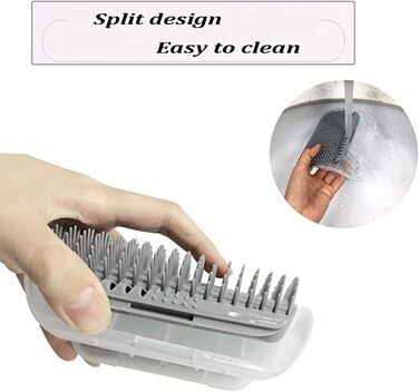 Гребінець для котів, самостійний грумінг, для довгошерстих та короткошерстих, іграшка-щітка, 2 шт.