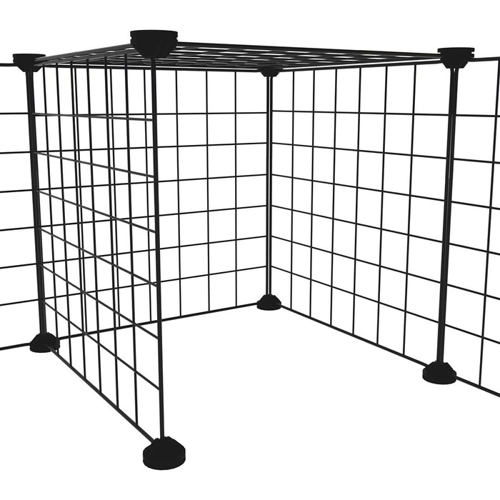 Металеві кубики-органайзери LANGXUN для зберігання, 16 шт. - клітка для дрібних тварин, загон для кроликів, морських свинок, цуценят