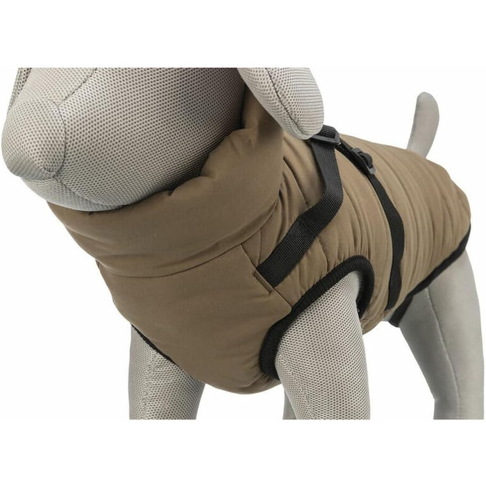 Шлейка Trixie Pirou Winter з намордником, розмір S (40 см), пісочний колір