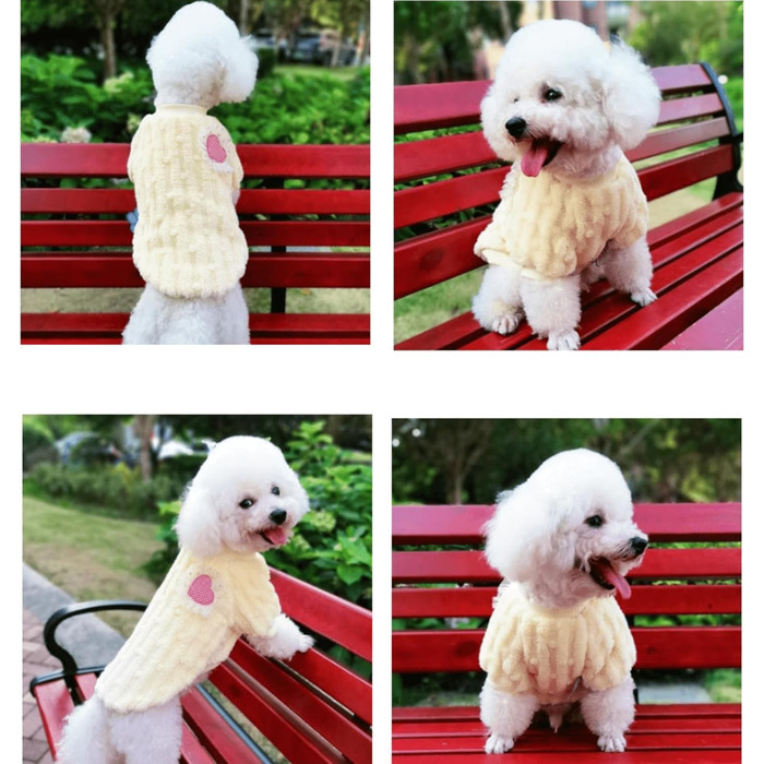 Теплий пуловер для кота з м'якої бавовни, рожевий котик, ростовка L (4-5 кг), з мішечком для одягу