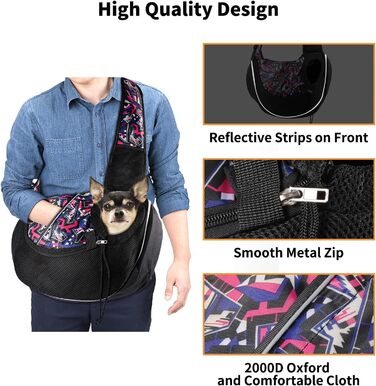 Червона переносна сумка-переноска для собак та котів Lyneun 6 кг, дихаюча сітка, регульований ремінь для прогулянок