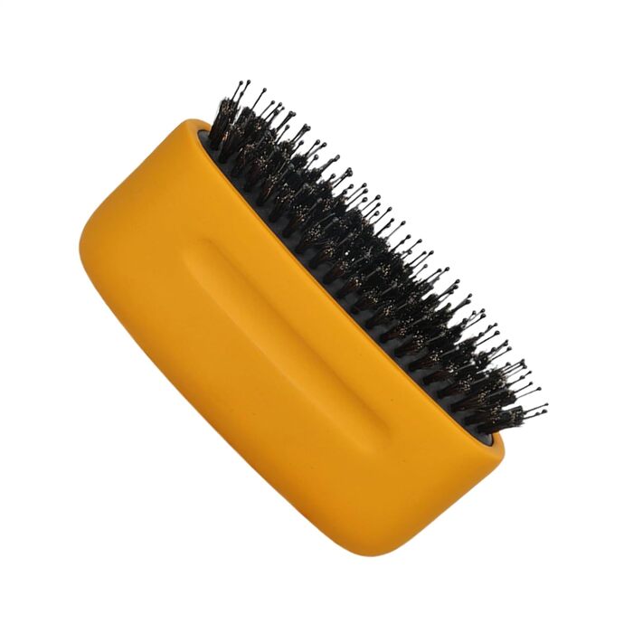Щітка для собак та котів під час линьки, проти випадання шерсті - аксесуари для догляду за довгошерстими котами та цуценятами, собаками. Щоденний догляд вдома, на вулиці та під час купання. Жовта