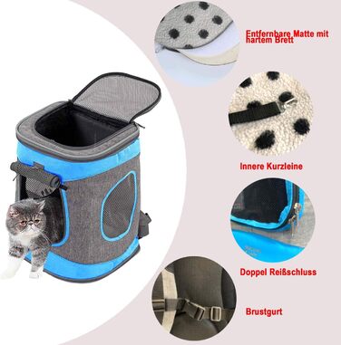 Складана переноска для собак та котів - транспортна сумка для авто та авіаперельотів. Зручна, безпечна, міцна. Колір: сіро-технозелений