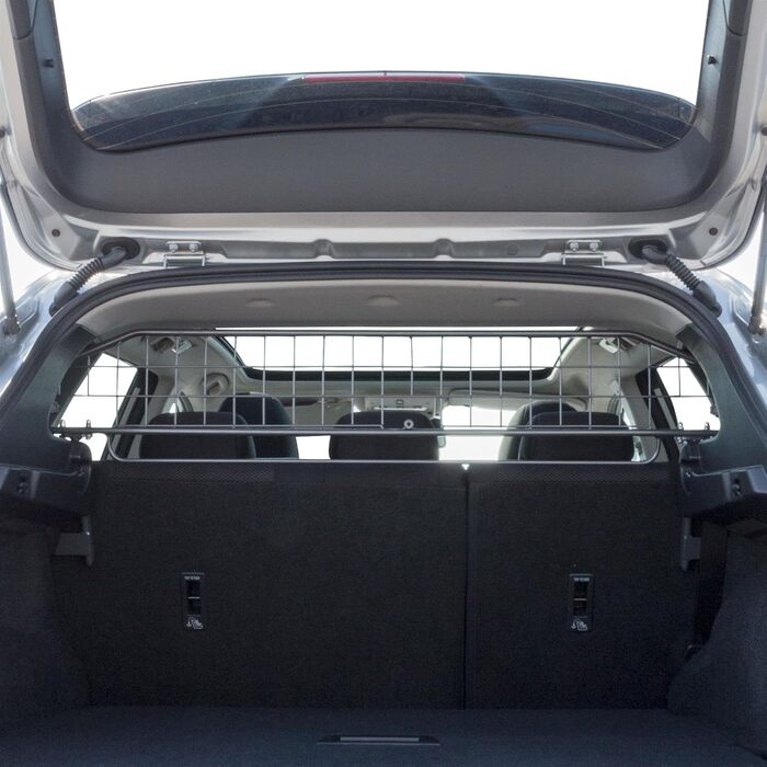 Автомобільна перегородка Travall для собак, сумісна з Nissan Qashqai (2013-2021), Rogue Sport (2017-2019), з панорамним дахом – вантажний захист, металевий роздільник для перевезення домашніх тварин
